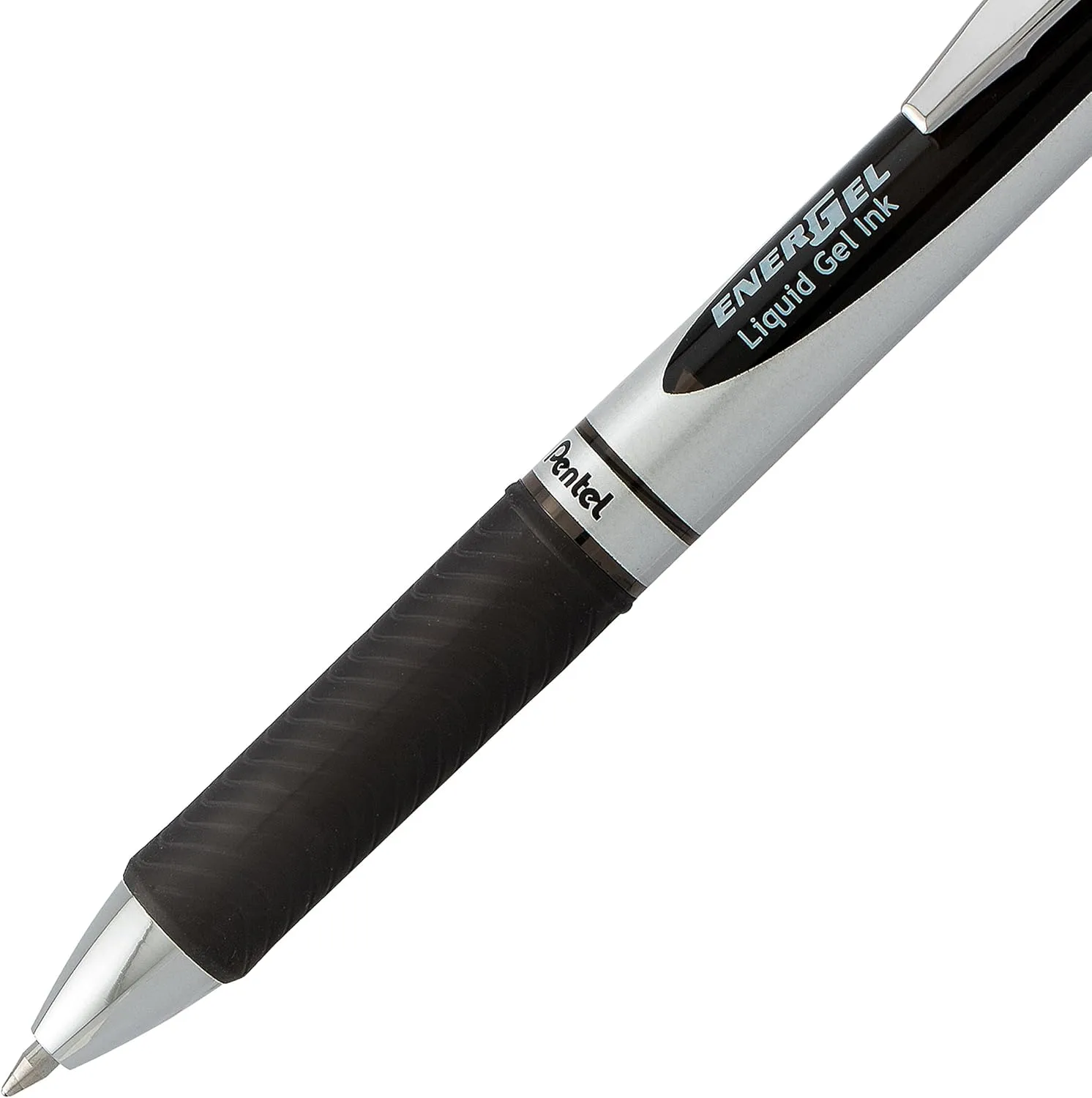 Pentel EnerGel RTX Retractable Liquid Gel Pen, (0.7mm), Medium Line, Metal Tip, Assorted Ink, Pack of 8 (BL77BP8M)