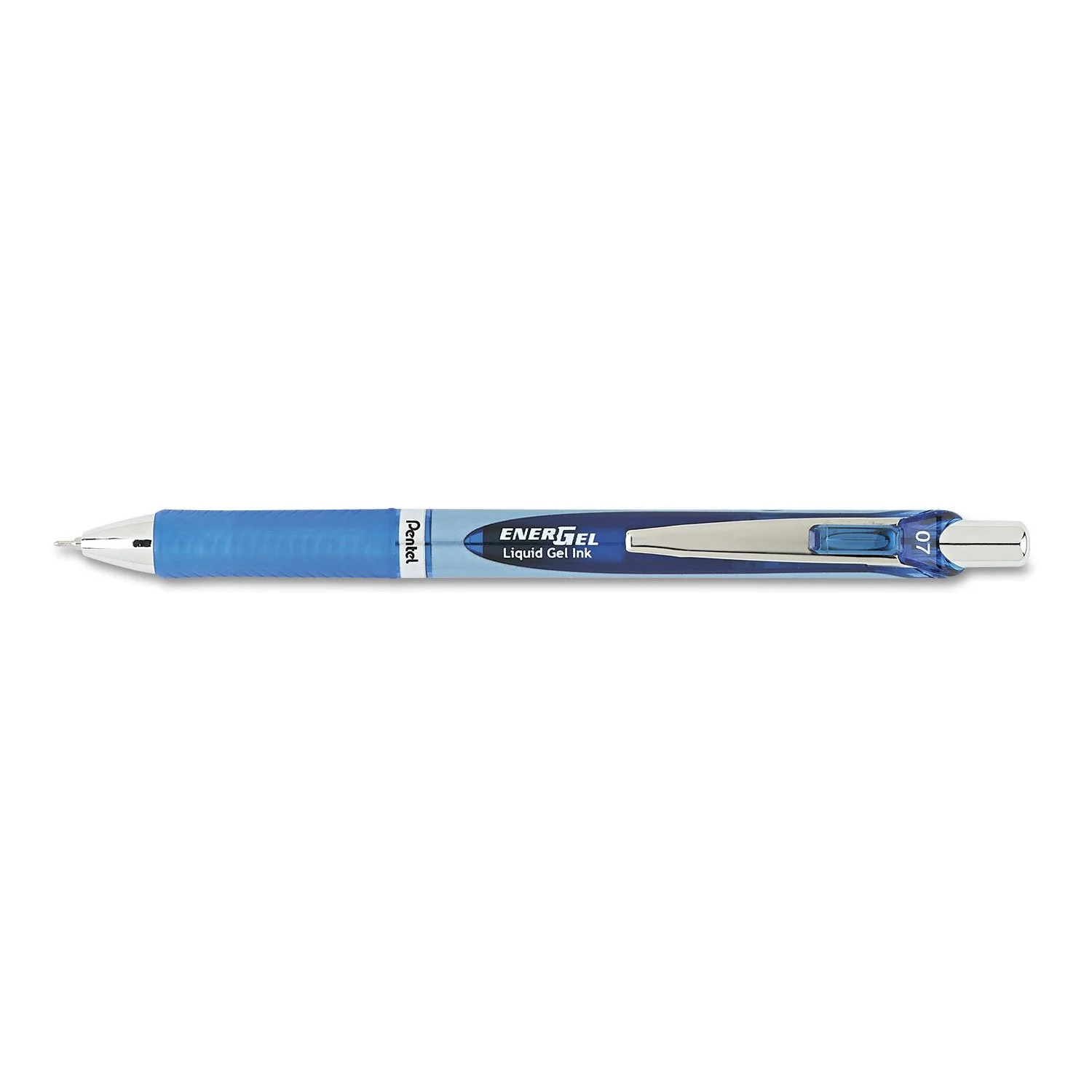 Pentel EnerGel RTX Retractable Liquid Gel Pen, 0.7mm, Needle Tip, Blue Ink