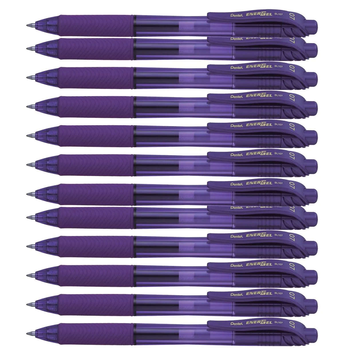 Pentel EnerGel-X BL107 Retractable Gel Pens, 0.7mm, 12 Count