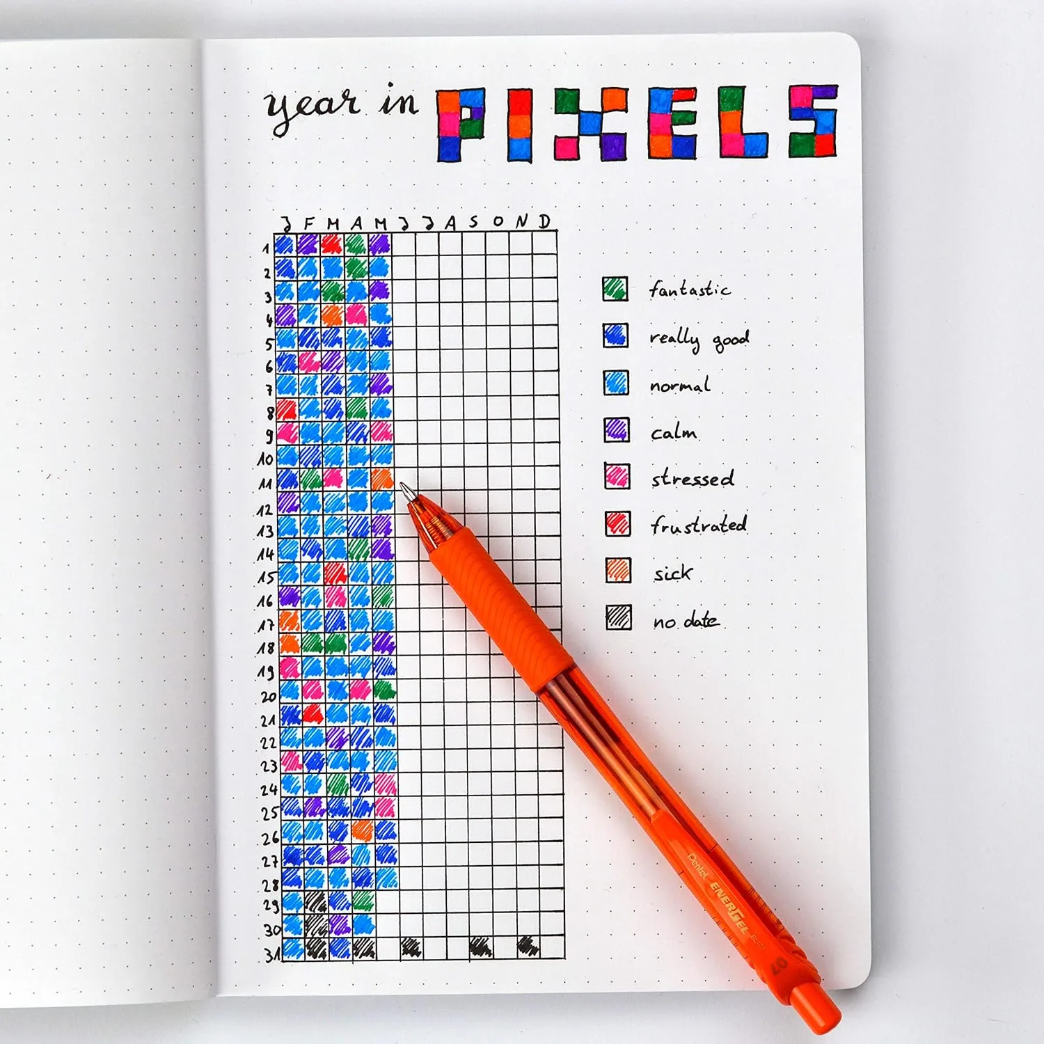 Pentel EnerGel-X BL107 Retractable Gel Pens, 0.7mm, 12 Count