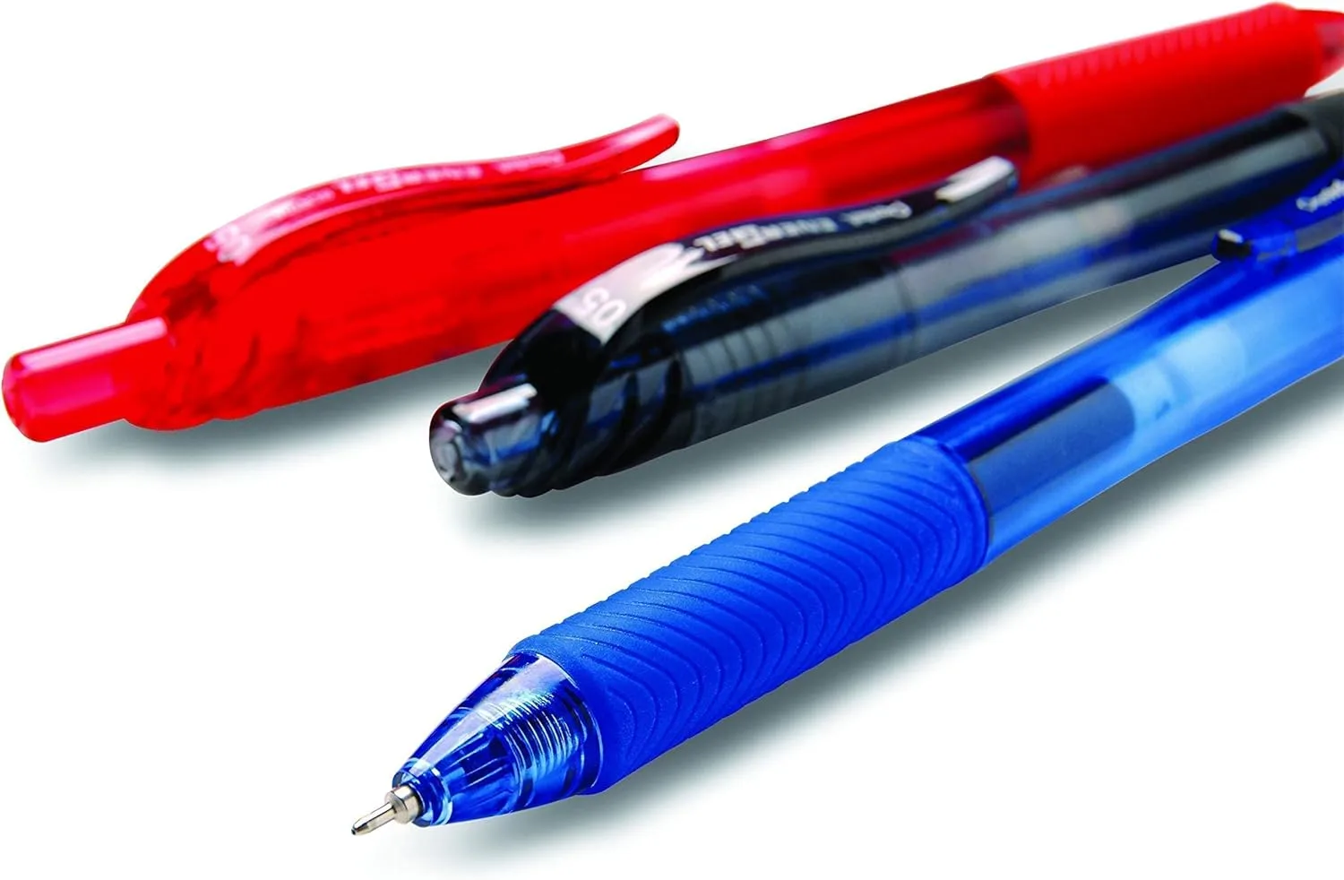 Pentel BLN105C EnerGel-X Retractable Roller Gel Pen, .5mm, Blue, Dozen