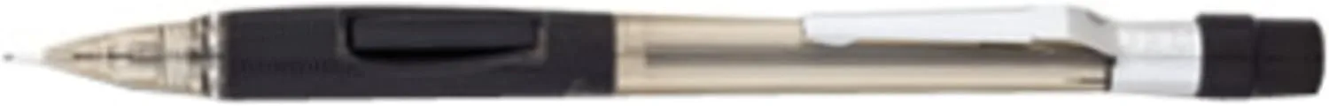 Pentel® Quicker-Clicker™ Mechanical Pencil, 0.5mm, #2 Lead, Transparent Black Barrel