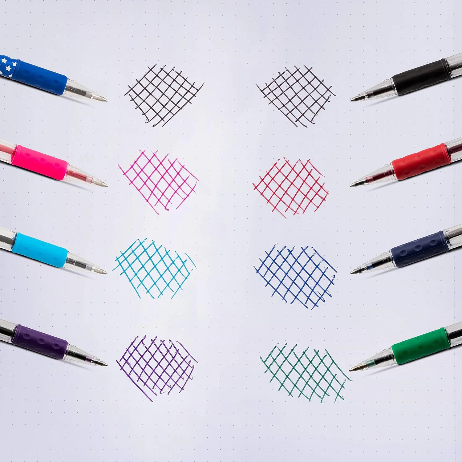 Pentel R.S.V.P. Ballpoint Pens, Fine Point 0.7 mm, Black Ink, Pack of 5
