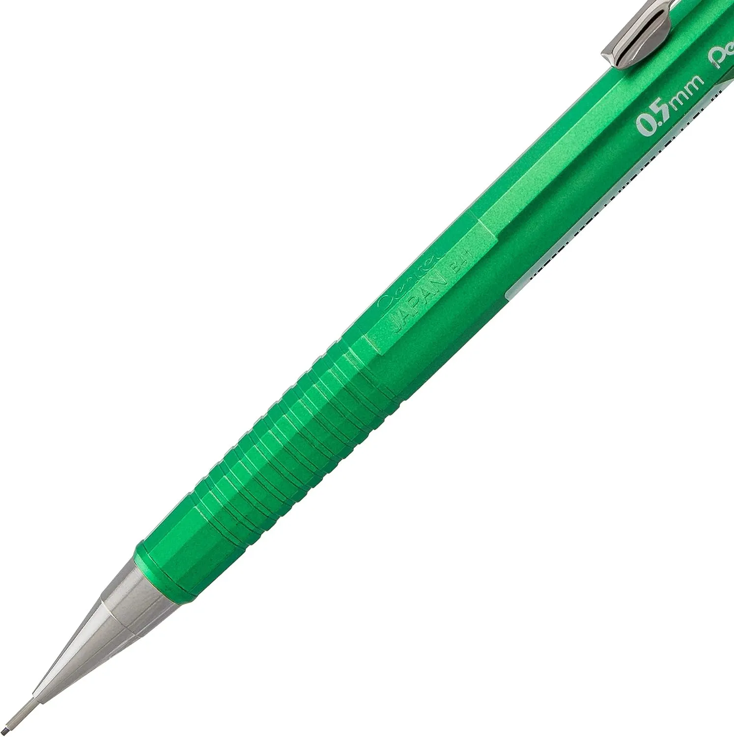 Pentel Sharp Premium Mechanical Pencils, 0.5 mm HB, Assorted Metallic Barrels, 3-Pack