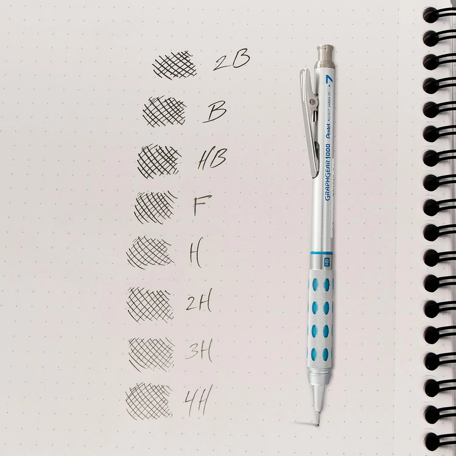 Pentel C27BPHB3K6 Super Hi-Polymer Lead Refills, 0.7mm, HB, Black, 30/Tube