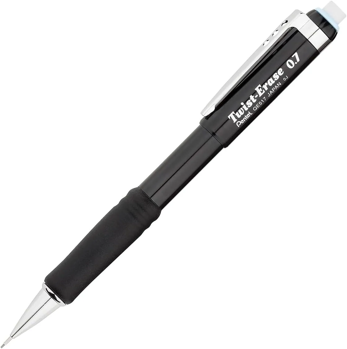 Pentel Twist-Erase III Mechanical Pencils, 0.7mm, Assorted Barrel Colors, Pack Of 2 Pencils