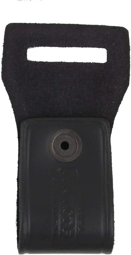 Leather Mic Holder with Black snap
