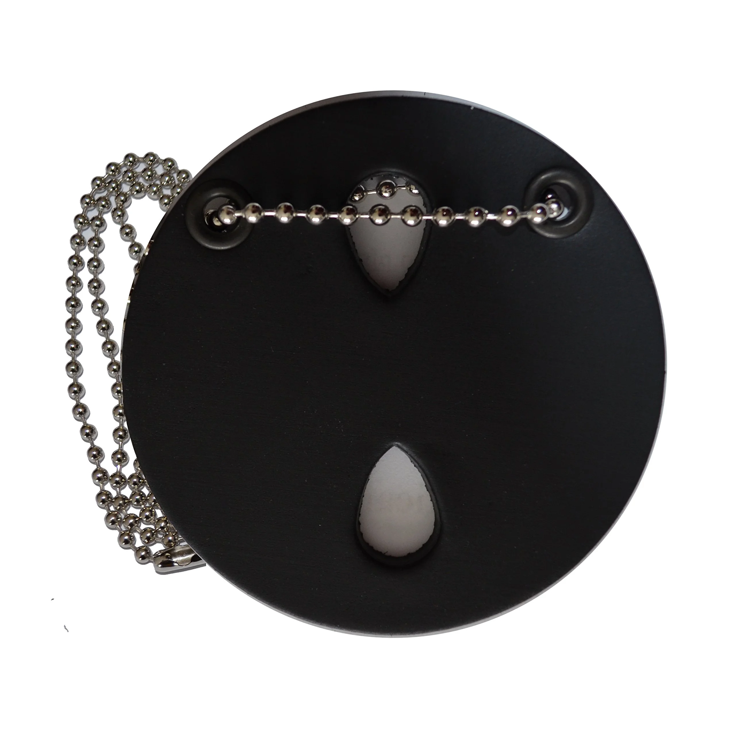 Neck Badge Holder with 30" Chain (Round, One Size)
