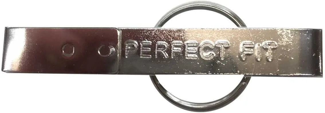 Solid Steel Chrome Key Clip