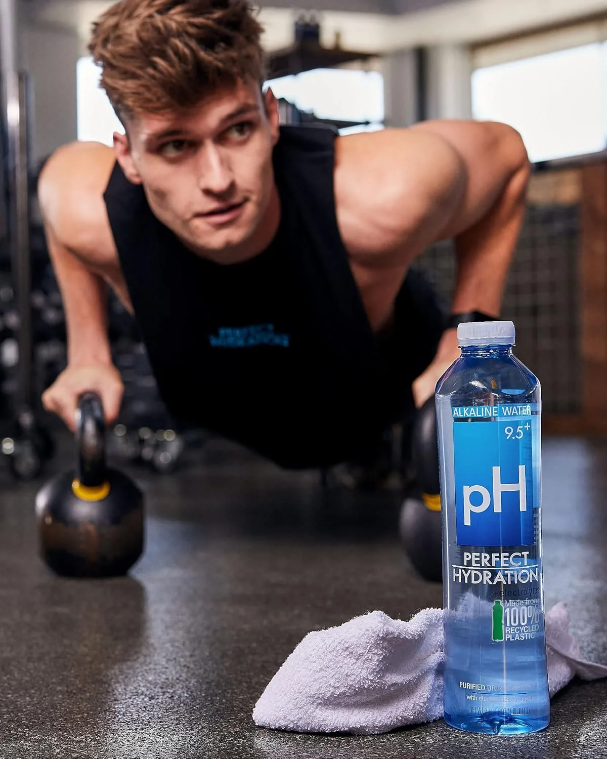 Perfect Hydration 9.5+ pH Alkaline Drinking Water, Purified & Electrolyte Enhanced