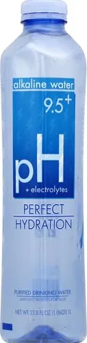 Perfect Hydration 9.5+ pH Alkaline Drinking Water, Purified & Electrolyte Enhanced