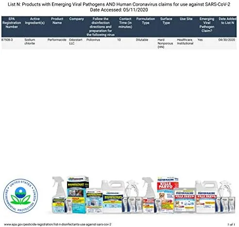 STAR BRITE PERFORMACIDE Hard Surface Disinfectant