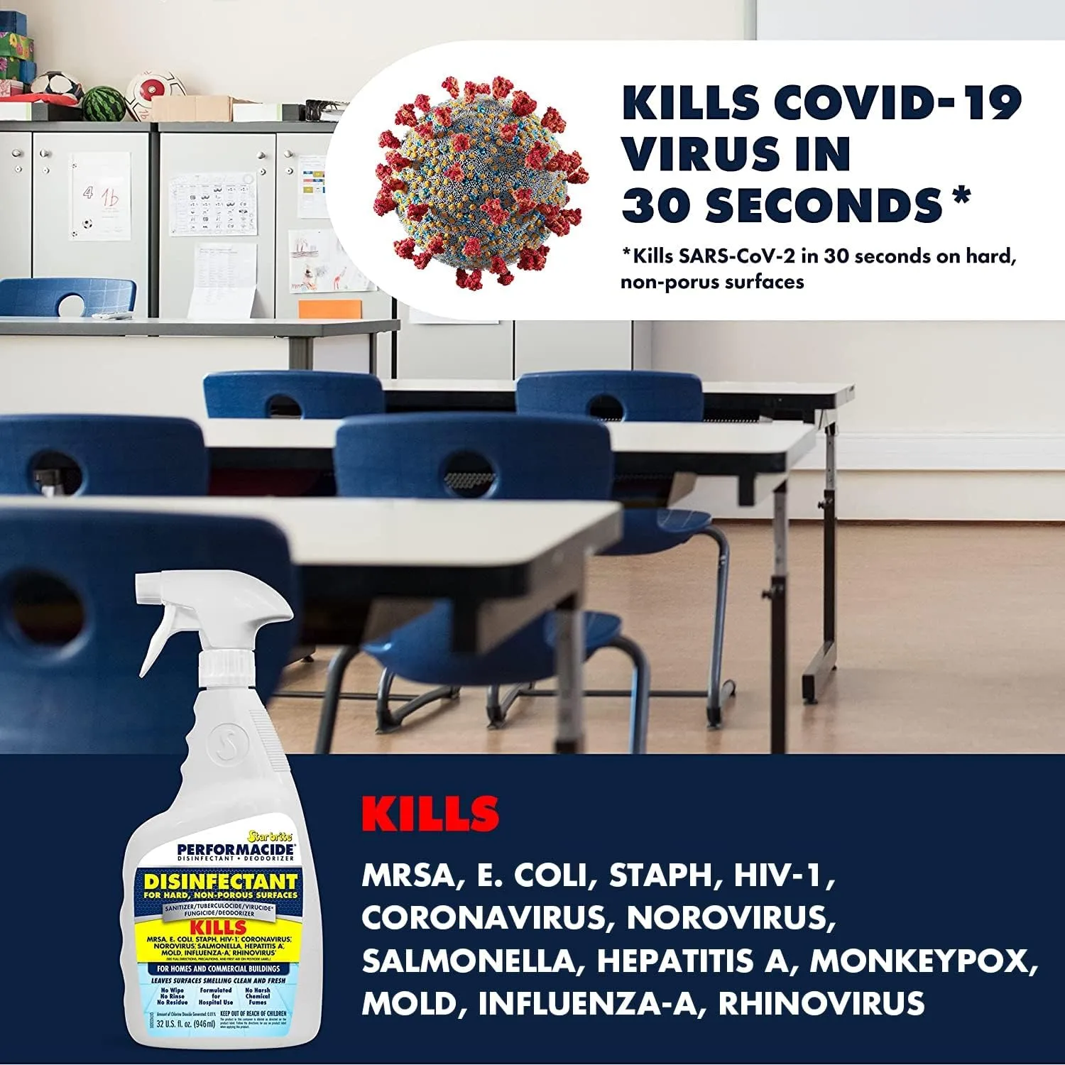 STAR BRITE PERFORMACIDE Hard Surface Disinfectant