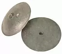 Aluminium Anode 72mm Disc for Trim Tabs & Rudders (pair)
