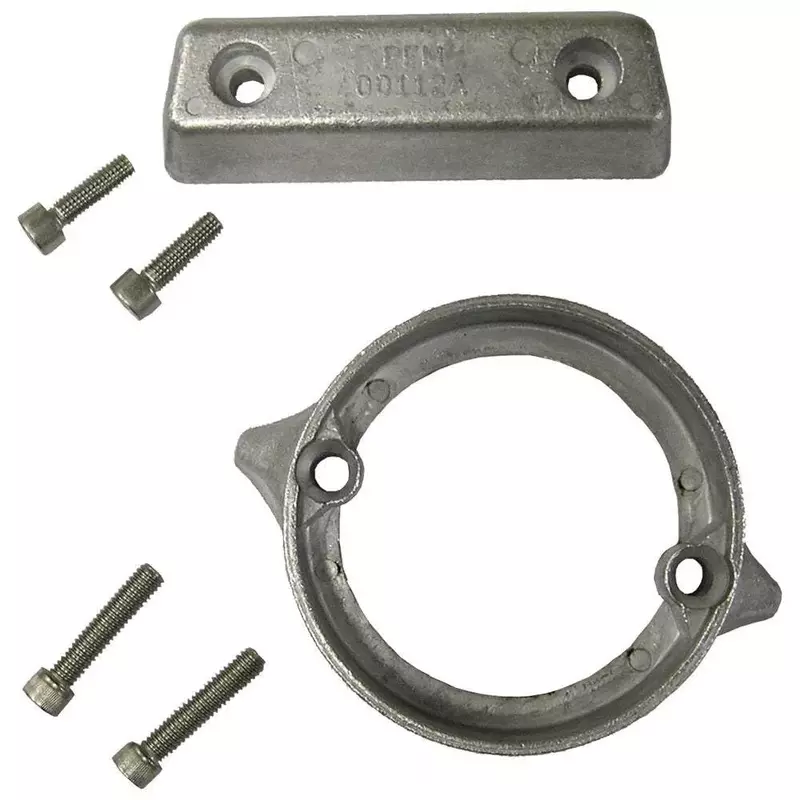 Aluminum Anode Kit Fits Volvo Penta 290 DP Dual Propeller Includes Hardware Replaces Quicksilver 8m6007991
