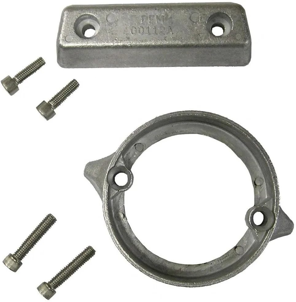 Aluminum Anode Kit Fits Volvo Penta 290 DP Dual Propeller Includes Hardware Replaces Quicksilver 8m6007991
