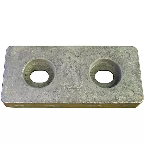 Performance Metals HC2A, Hull Plate Aluminum 1 Lb, 5-3/4 x 2-5/7 x 3/4