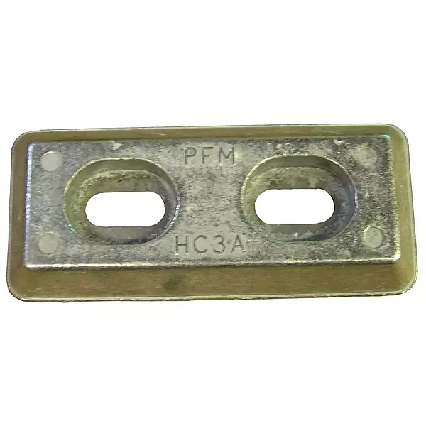 Performance Metals HC3A, Hull Plate Aluminum 0.9 Lbs, 6-1/4 x 2-3/4 x 3/4