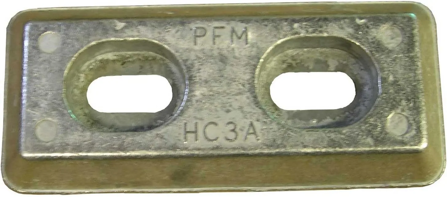 Performance Metals HC3A, Hull Plate Aluminum 0.9 Lbs, 6-1/4 x 2-3/4 x 3/4