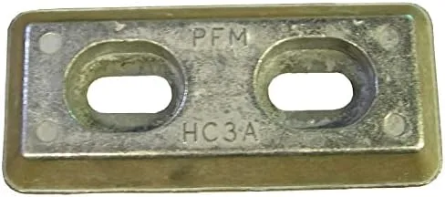 Performance Metals HC3A, Hull Plate Aluminum 0.9 Lbs, 6-1/4 x 2-3/4 x 3/4