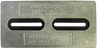 Performance Metals HDDRA, Divers Anode Aluminum 3.5 Lbs, 12 x 6 x 1/2