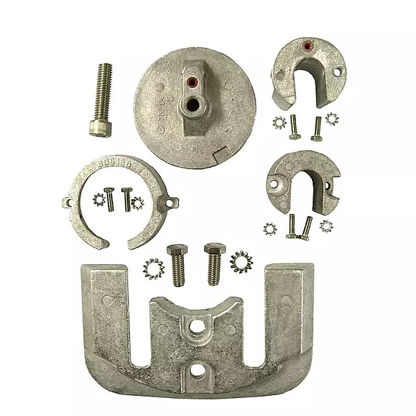 Performance Metals Mercruiser Bravo 1 Complete Anode Kit - Aluminum