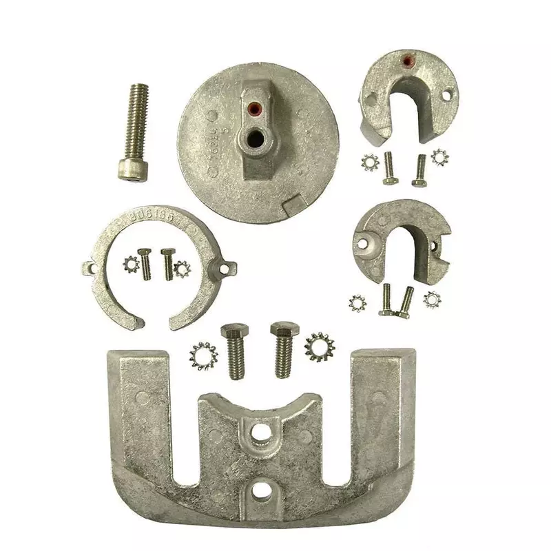 Performance Metals Mercruiser Bravo 1 Complete Anode Kit - Aluminum