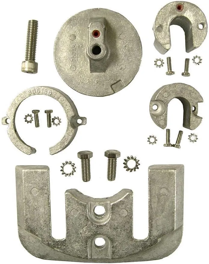 Performance Metals Mercruiser Bravo 1 Complete Anode Kit - Aluminum