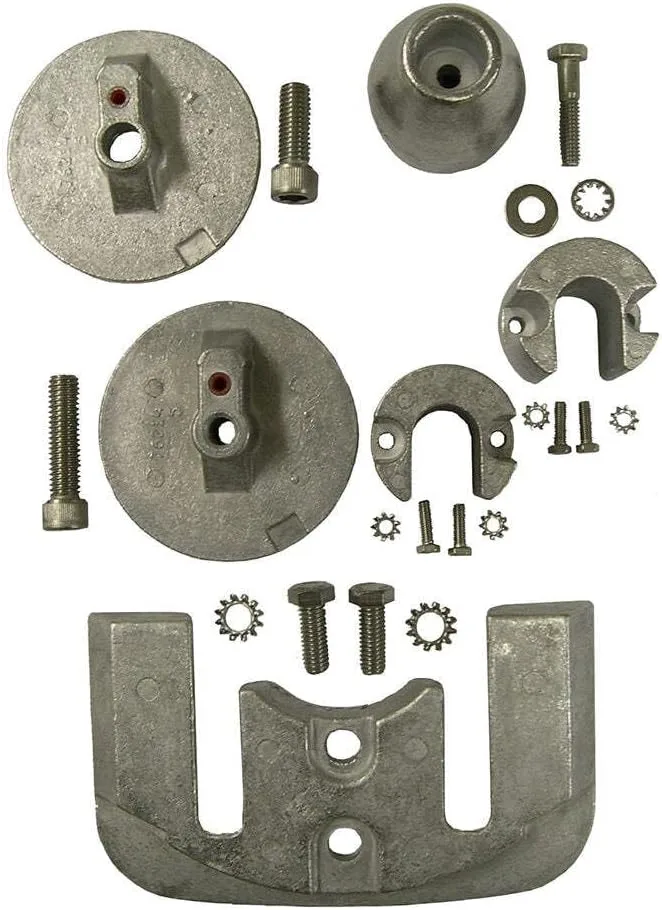 Performance Metals Mercruiser Bravo 3 (2004 & Later) Complete Anode Kit - Aluminum