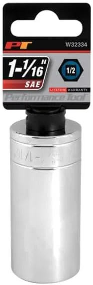 Performance Tool 1/2" Drive 6-Point Socket