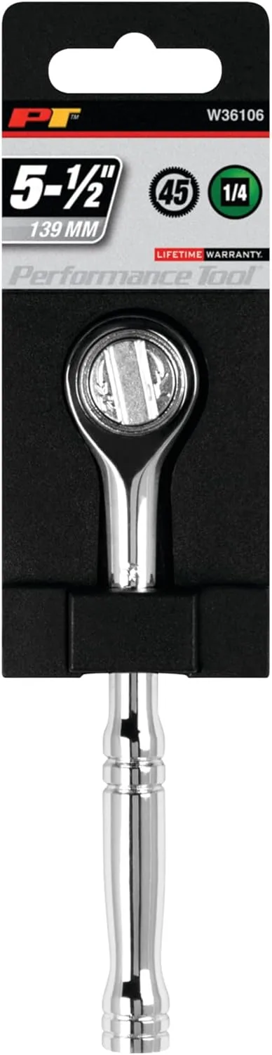Performance Tool Quick Release Round Head Ratchet