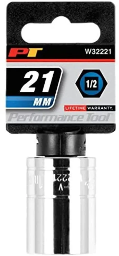 Performance Tool 1/2 Drive 6-Point Socket