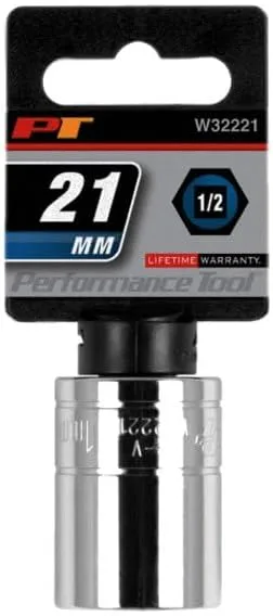 Performance Tool 1/2 Drive 6-Point Socket