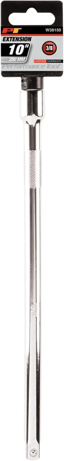 Performance Tool W38150 Socket Extension Bar, 3/8-Inch Drive, 10-Inch