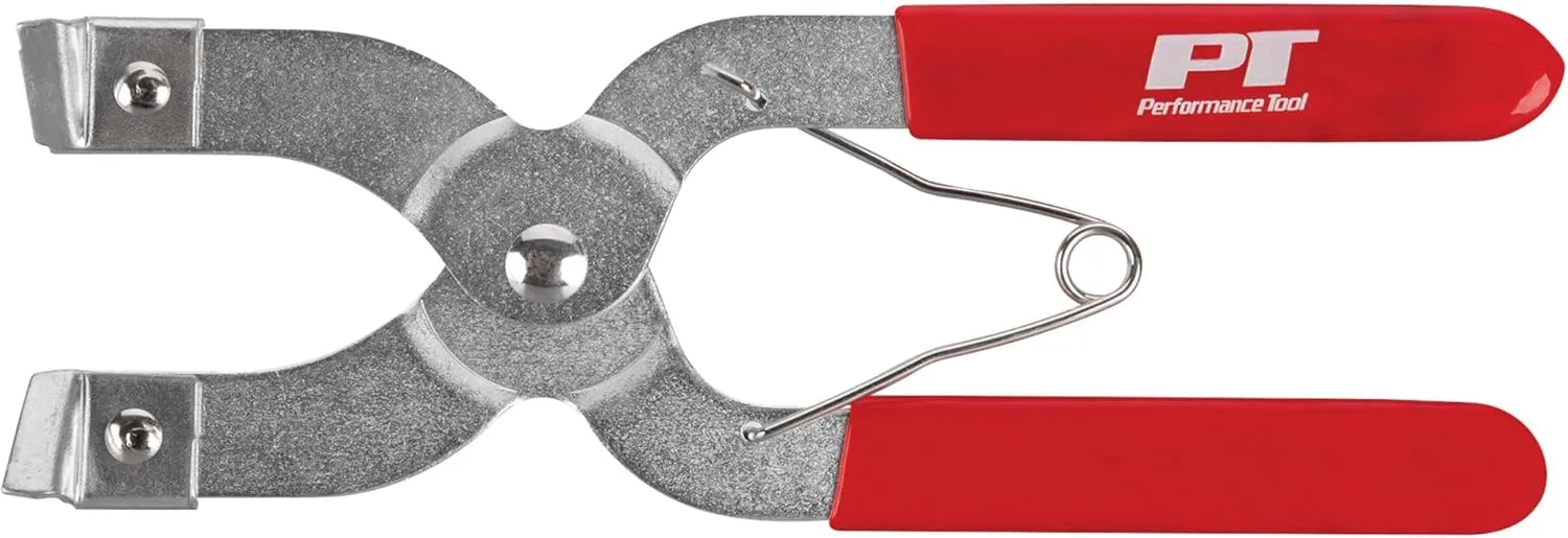 Performance Tool W80575 Piston Ring Compressor Pliers - Installs and Removes Rings 3/64-Inch through 1/4-Inch - Comfortable Vinyl Grip Handles