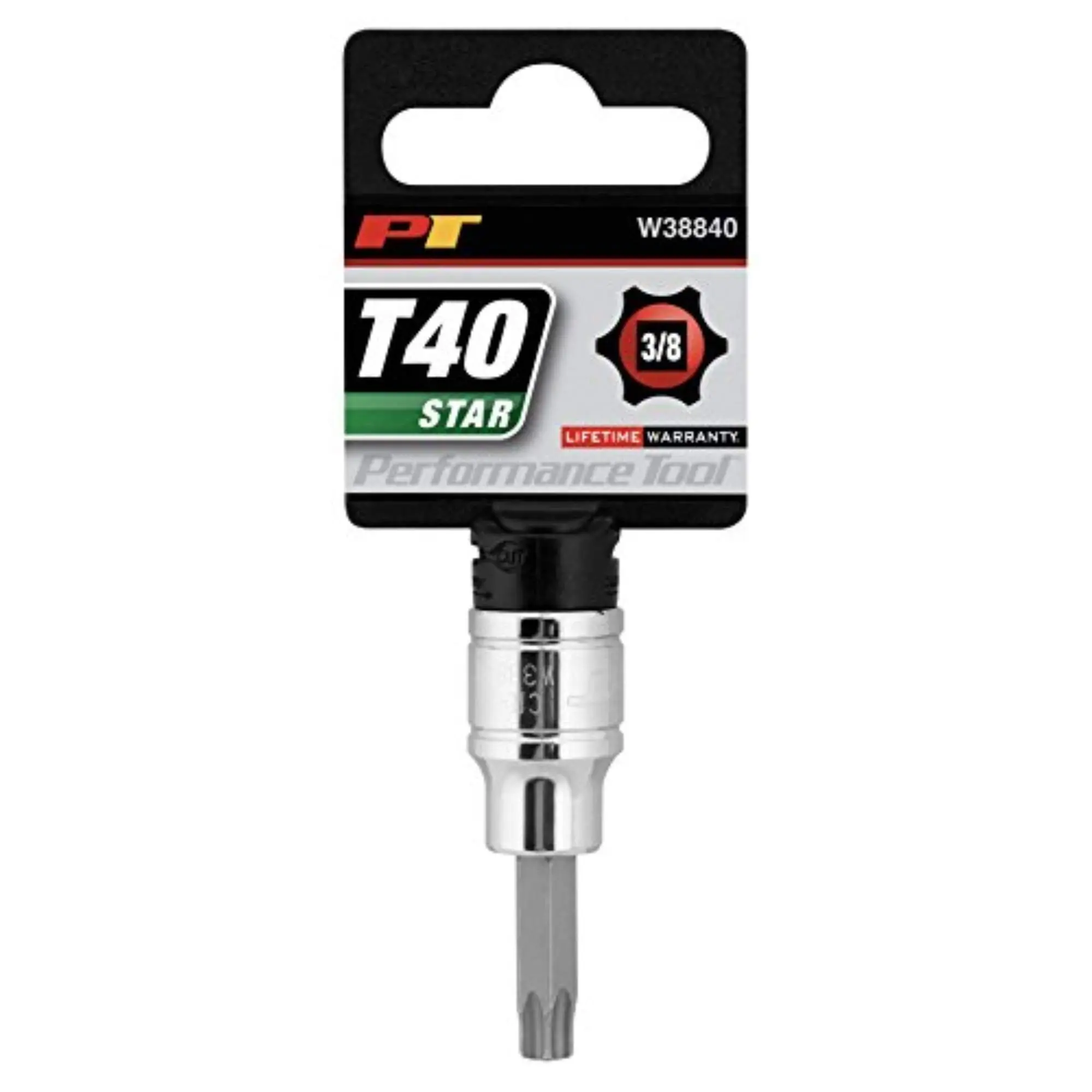 Performance Tool Star Bit Socket, 3/8-Inch Drive