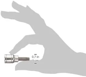 Performance Tool Star Bit Socket, 3/8-Inch Drive