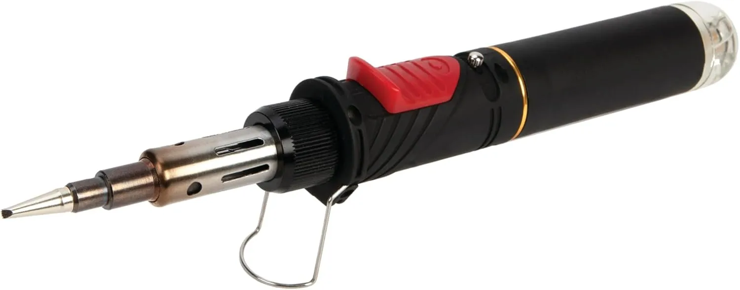 Performance Tool W2081 3-in-1 Butane Soldering Iron, Heat Gun and Torch with Adjustable Temperature Control and 8 Interchangeable Tips