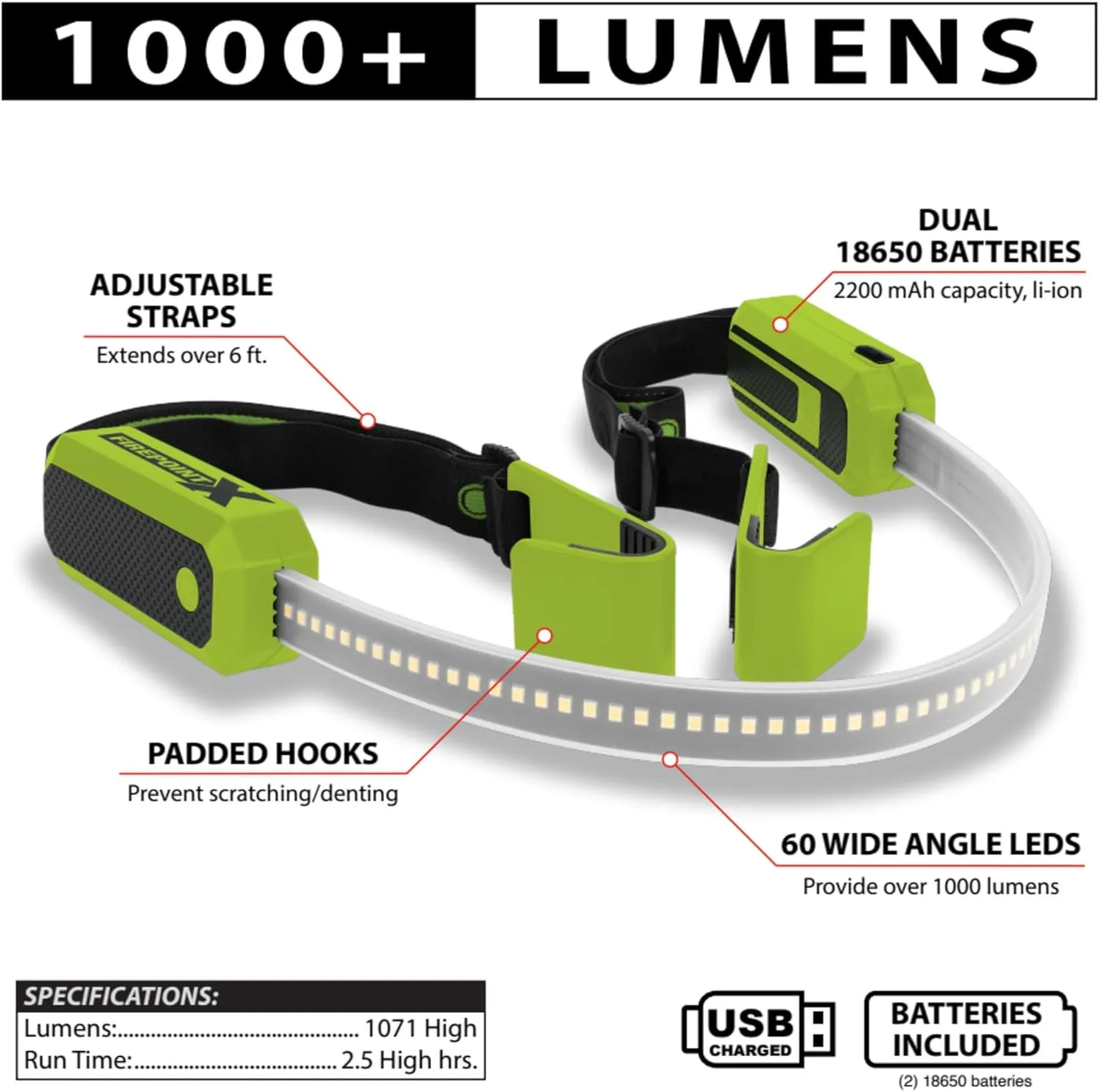 Performance Tool W2673 60-Inch Underhood Light - 1000 Lumens