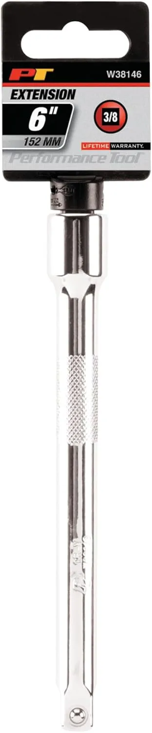 Performance Tool W38146 3/8-Inch Drive 6 in Socket Extension Bar