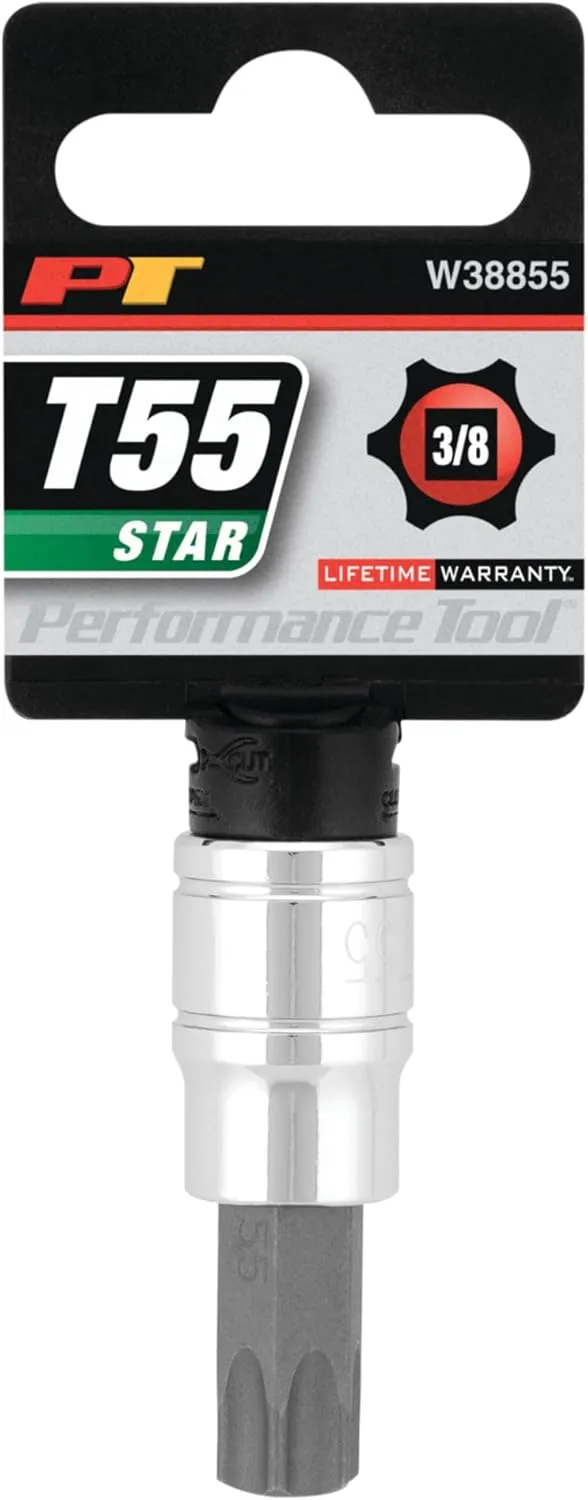 Performance Tool W38855 Star Bit Socket, 3/8-Inch Drive