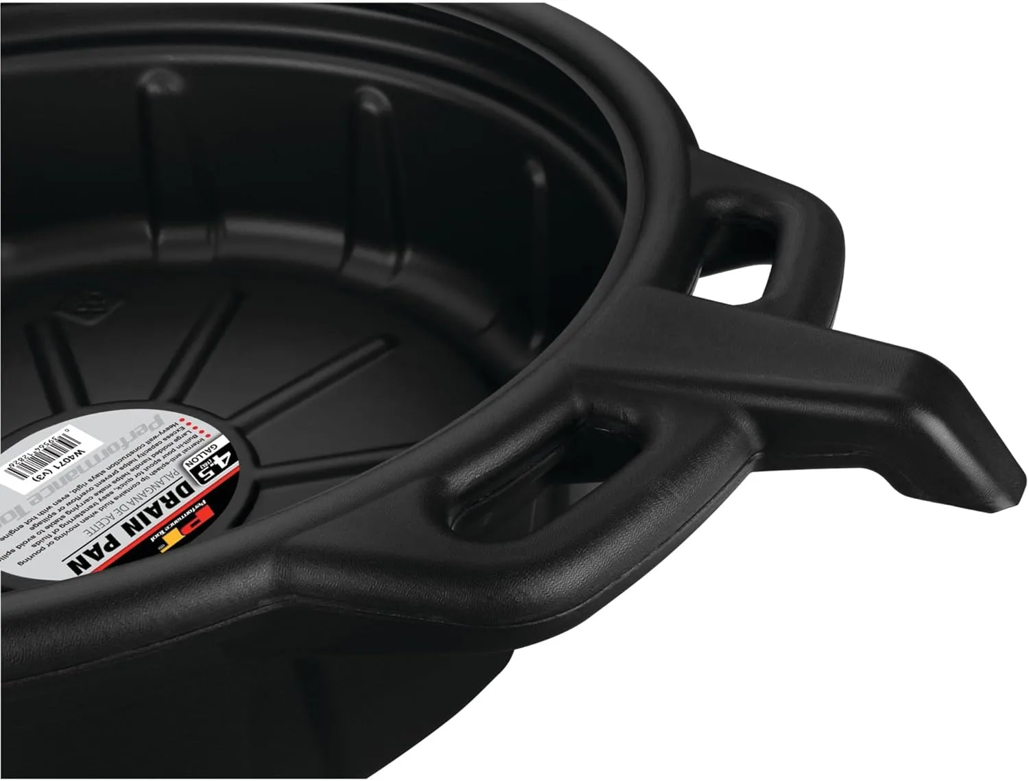 Performance Tool W4071 4.5 Gallon Oil Drain Pan - Black