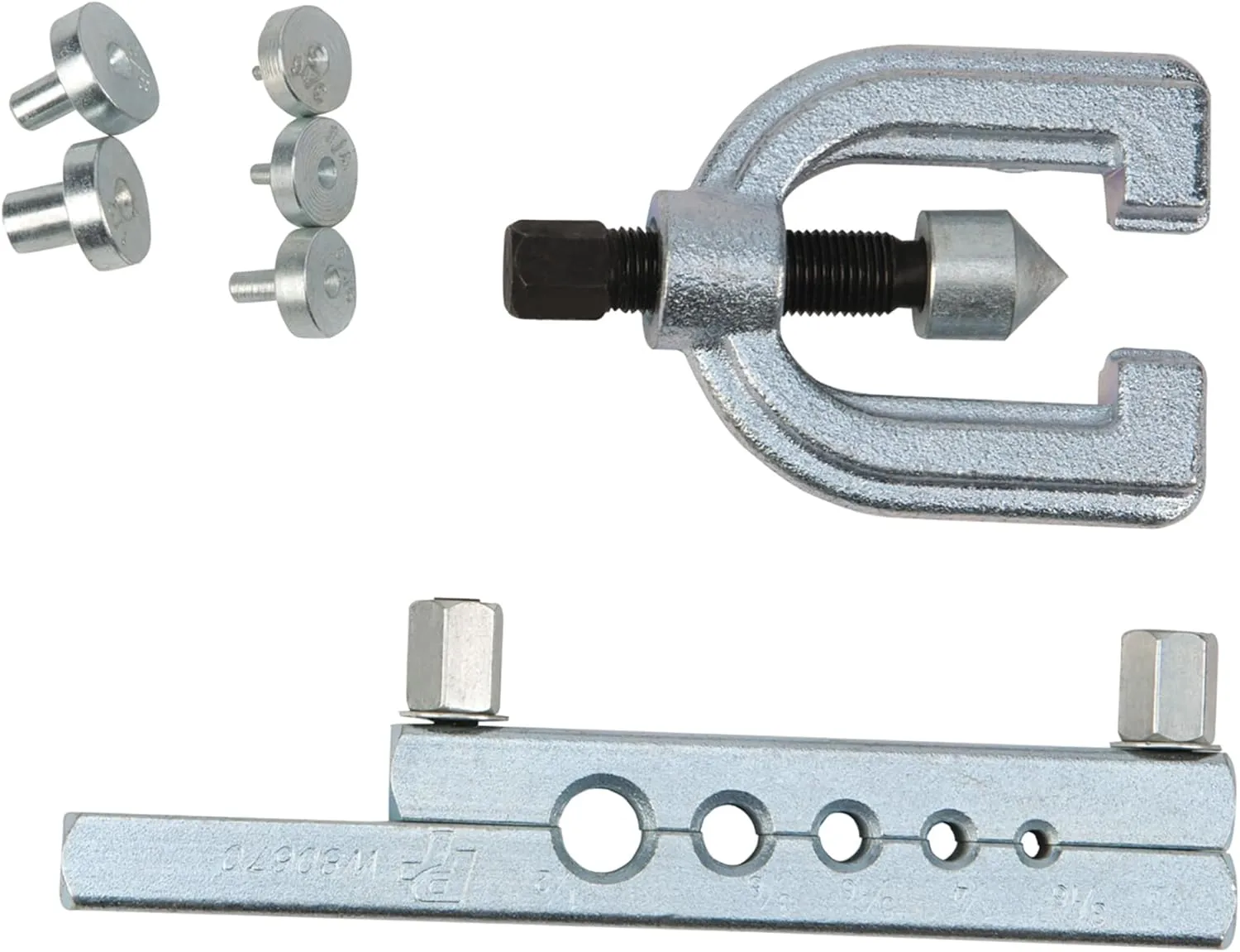 Performance Tool W80670 7-Piece Double Flare Tool Set with Lever Lock and Storage Case