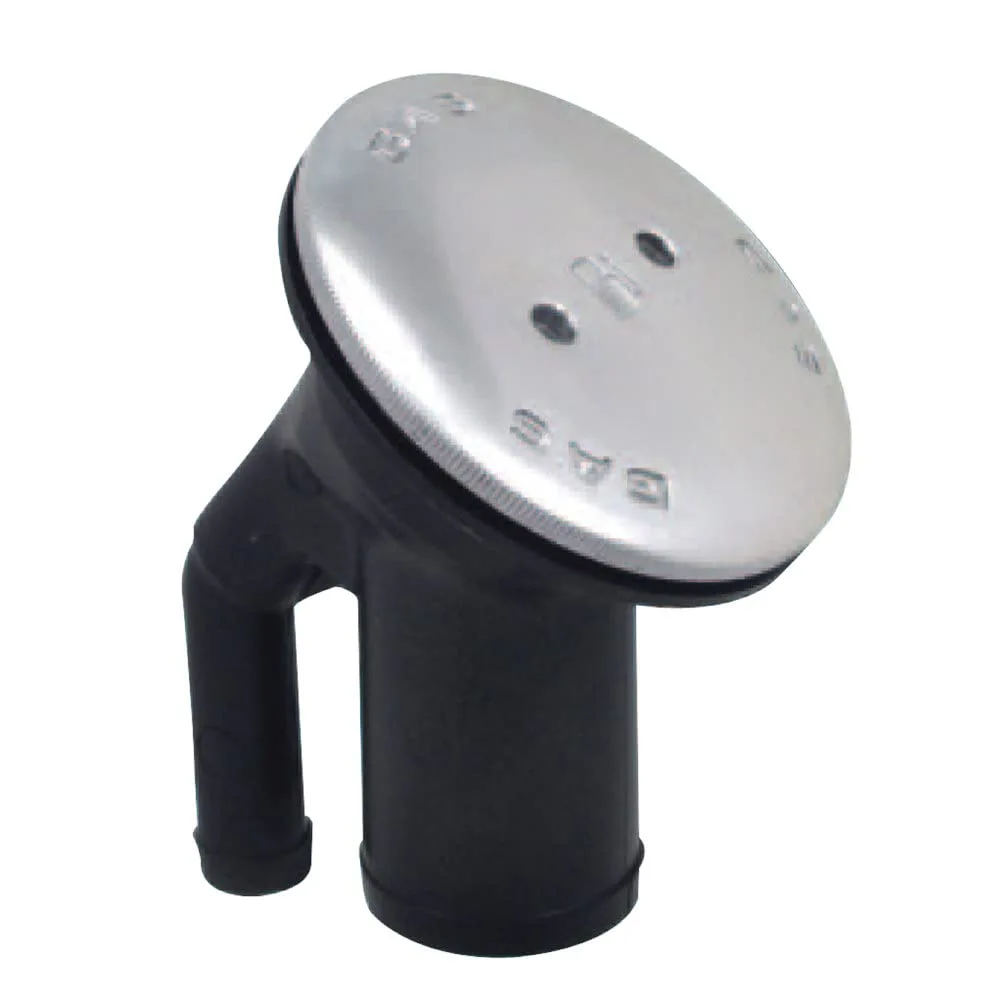 Perko 0540DPGCHR Vented Fill with Angled Neck for 1-1/2" Hose - Gas Marking