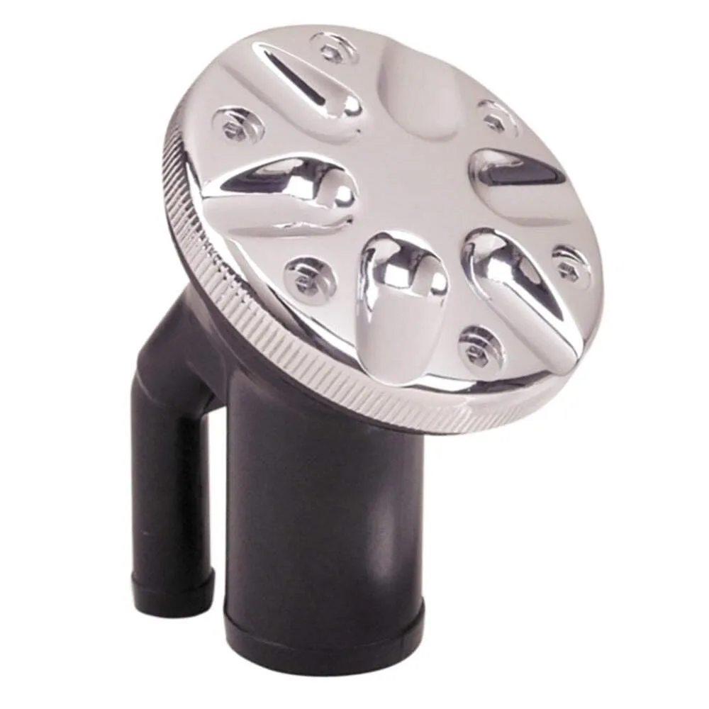 PERKO Chrome Plated Bronze Deck Plate & Water Fill/Vent