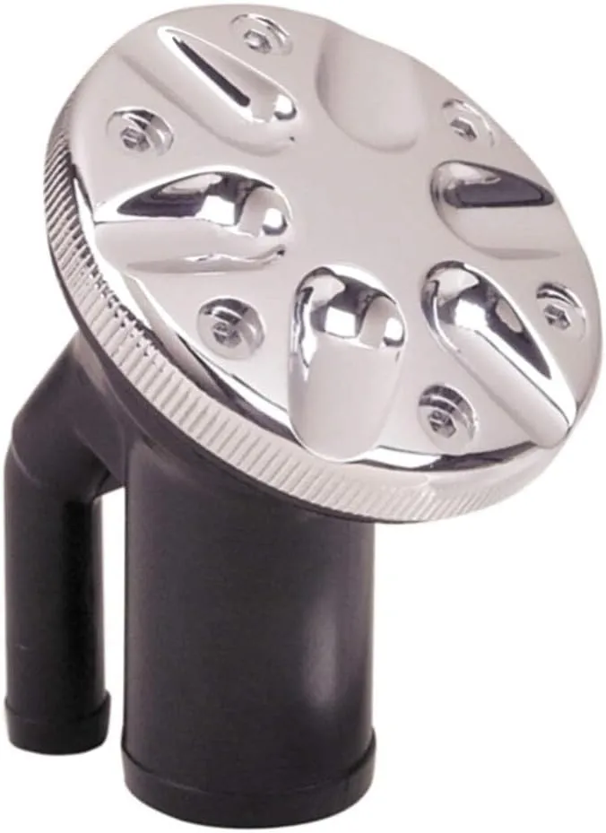 PERKO Chrome Plated Bronze Deck Plate & Water Fill/Vent