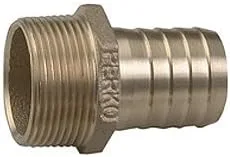 Perko 1" Pipe To Hose Adapter Straight Bronze MADE IN THE USA