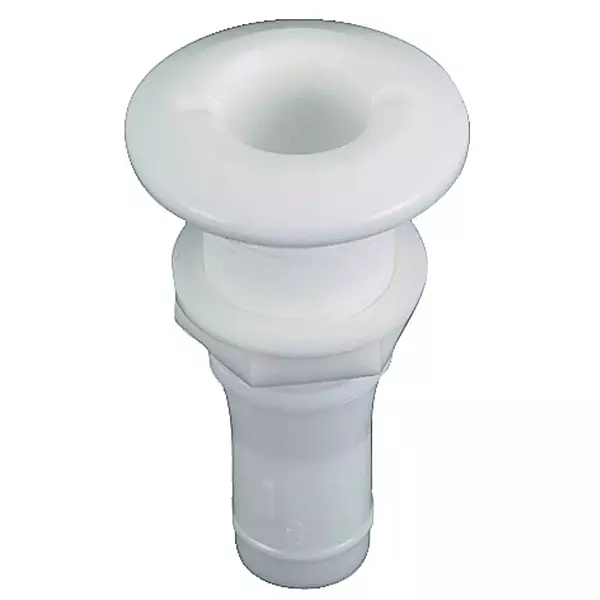 Perko 1-1/2" Thru-Hull Fitting - White Plastic - Made in USA