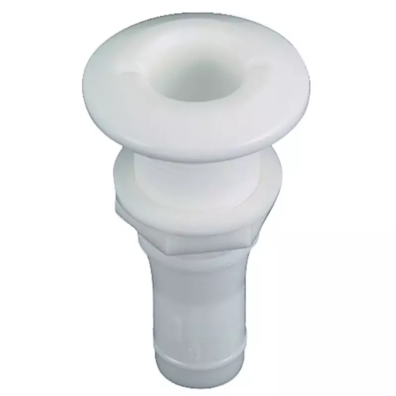 Perko 1-1/2" Thru-Hull Fitting - White Plastic - Made in USA