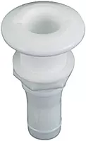 Perko 1-1/2" Thru-Hull Fitting - White Plastic - Made in USA